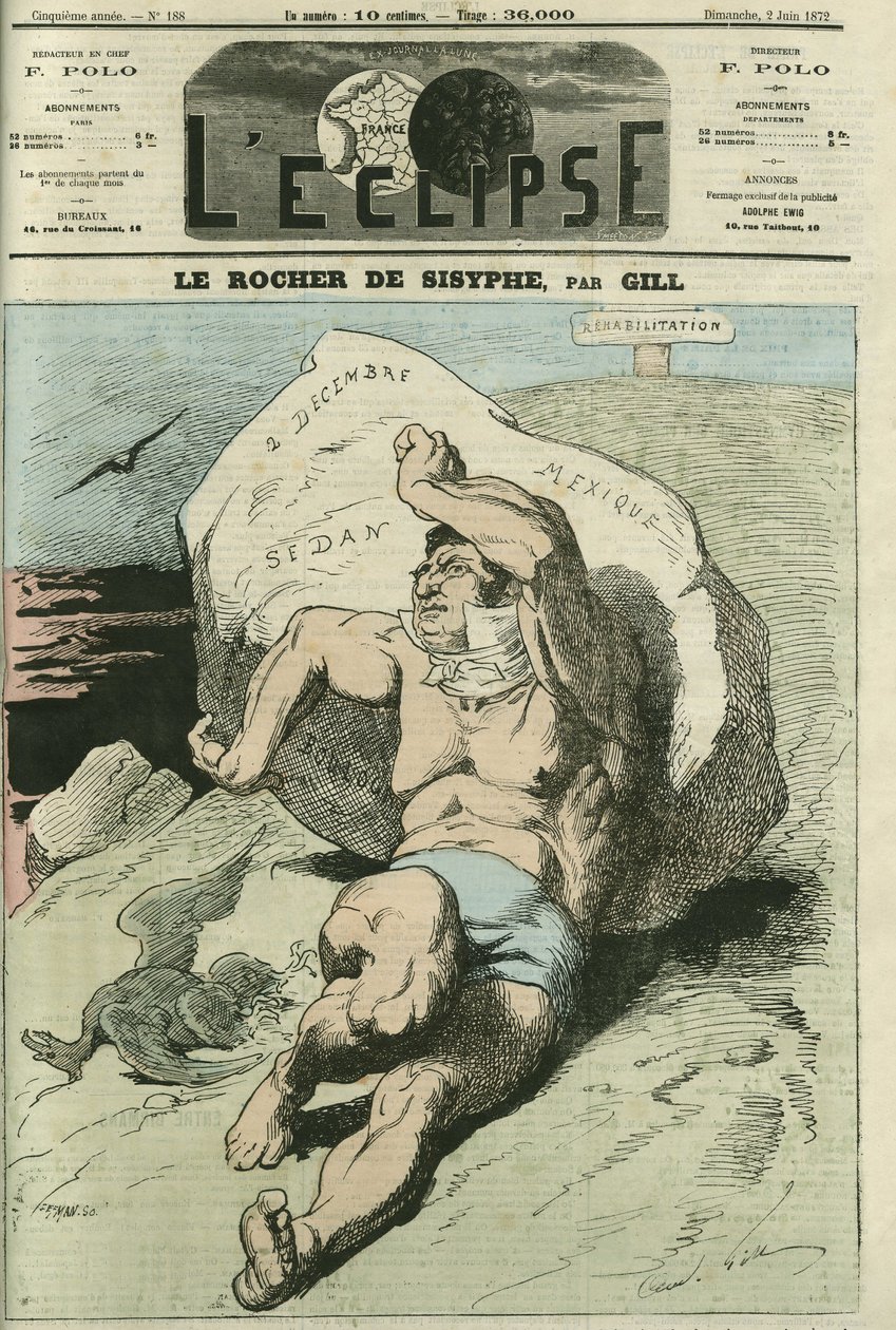 Eugene Rouher (1814-1884), fransk politiker. Omslag i "" L