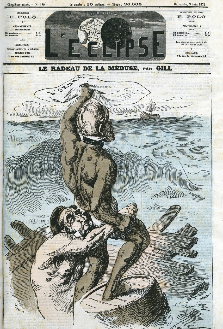 Eugene Rouher (1814-1884), og Clement Duvernois (1836-1879), franske politikere. Omslag i "" L