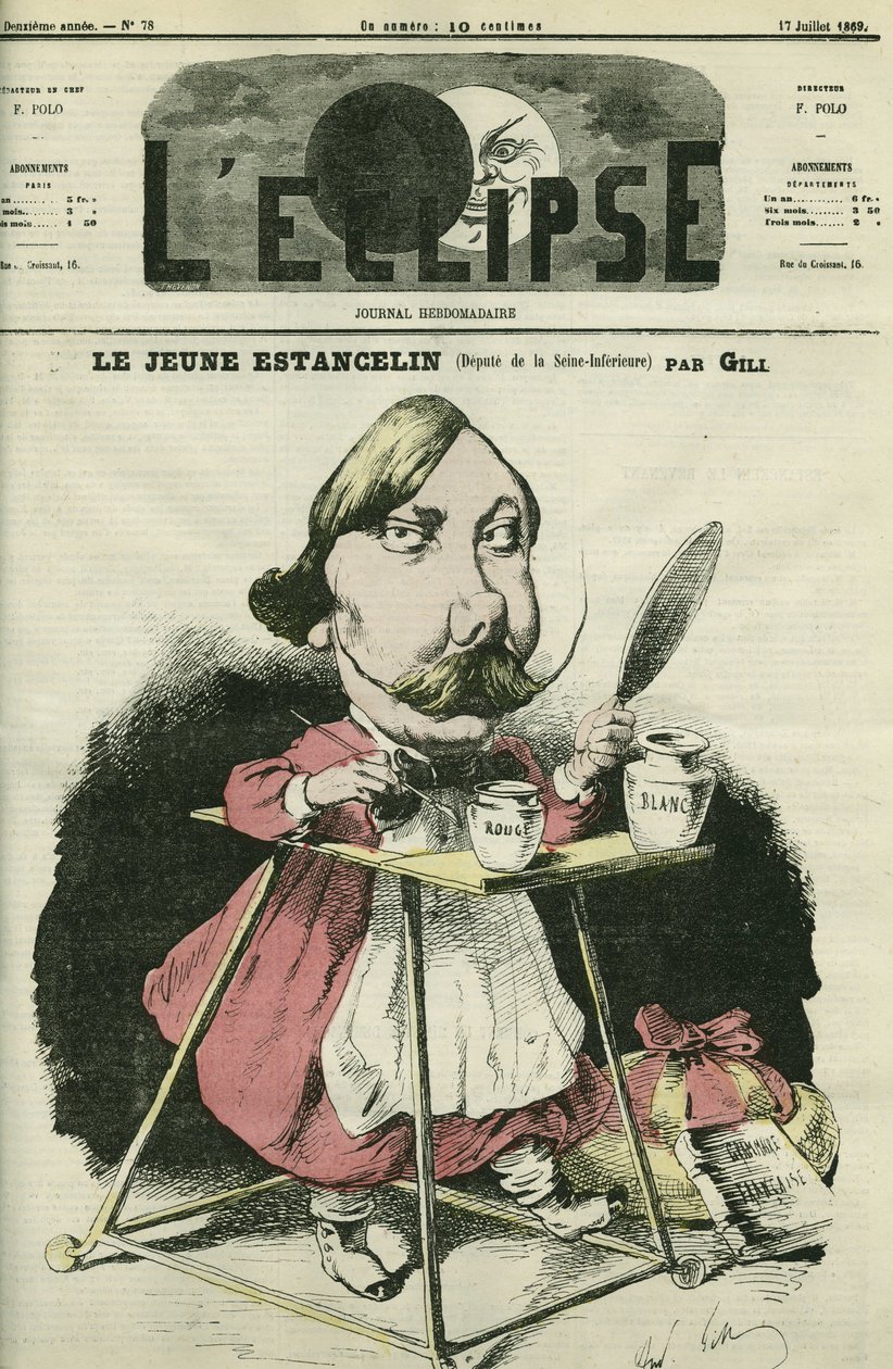 Louis-Charles-Alexandre Estancelin (1825-1906), fransk general og politiker. Omslag i "" L
