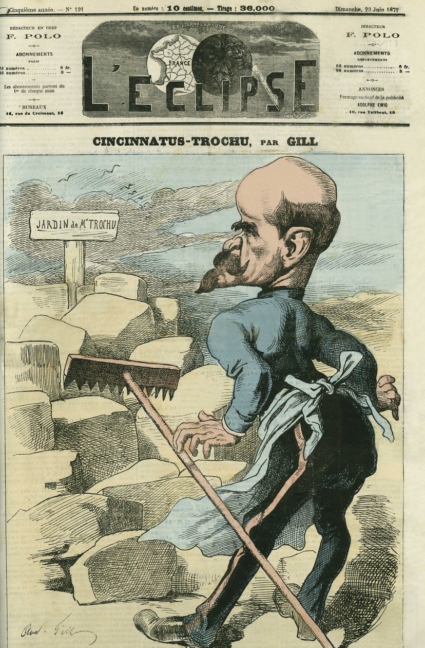 Louis-Jules Trochu (1815-1896), fransk general og politiker. Omslag i "" L