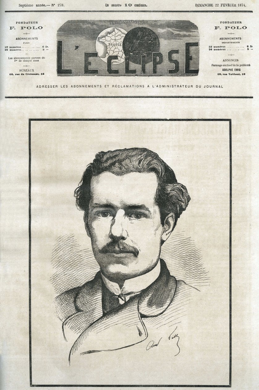 Portrett av Francois Polo, grunnlegger av "" L