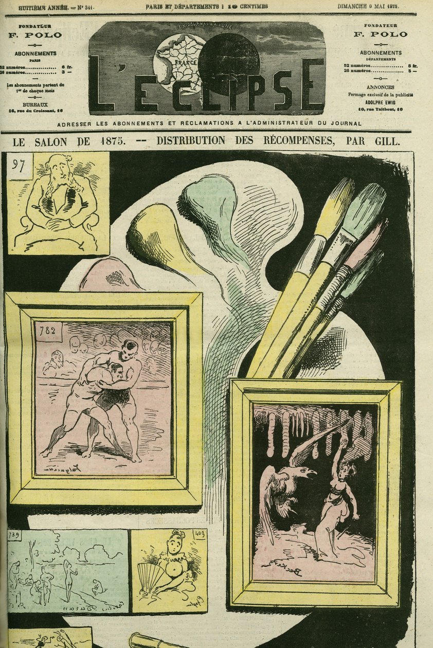 Salon de 1875. Omslag i "" L