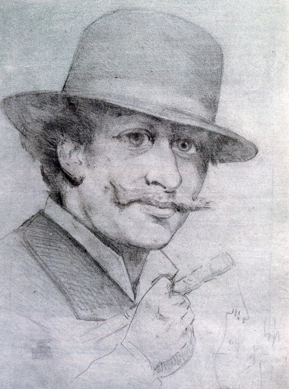 Selvportrett av André Gill, 1883, 1927 av Andre Gill