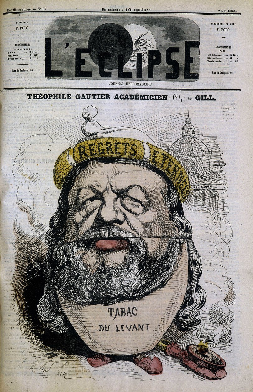Théophile Gautier - av Gill, i "" L