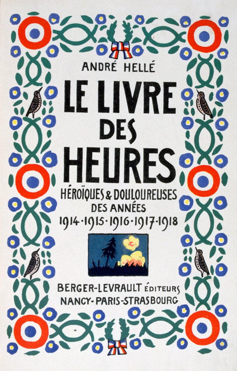 Forsiden av The Book of Hours, 1919 av Andre Helle