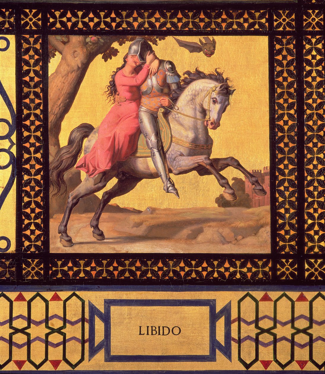 Good and Evil: Libido, 1832 detalj av 89709 olje på lerret av Andre Jacques Victor Orsel
