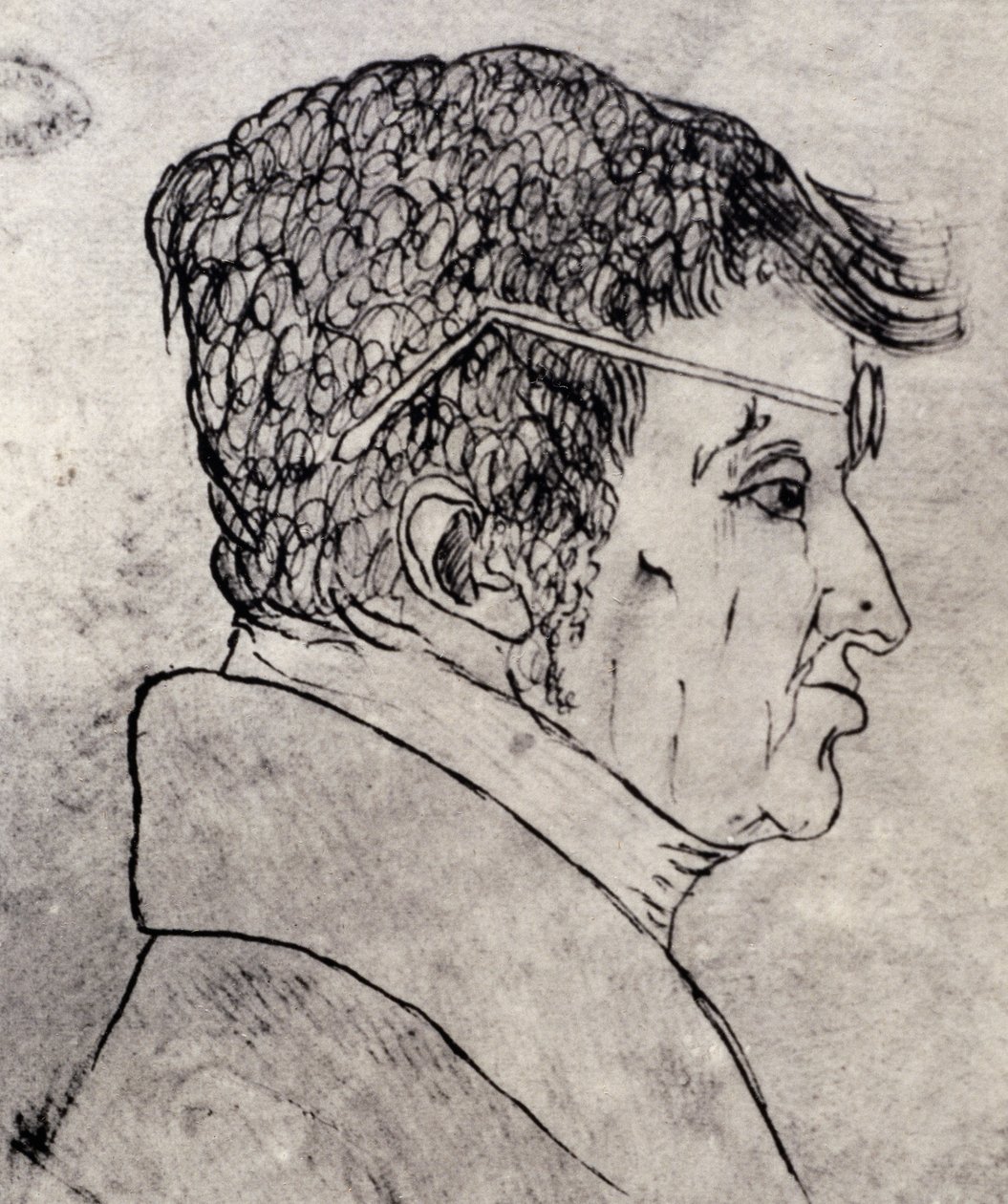 Selvportrett av Andre-Marie Ampere (Poleymieux-au-Mont-d