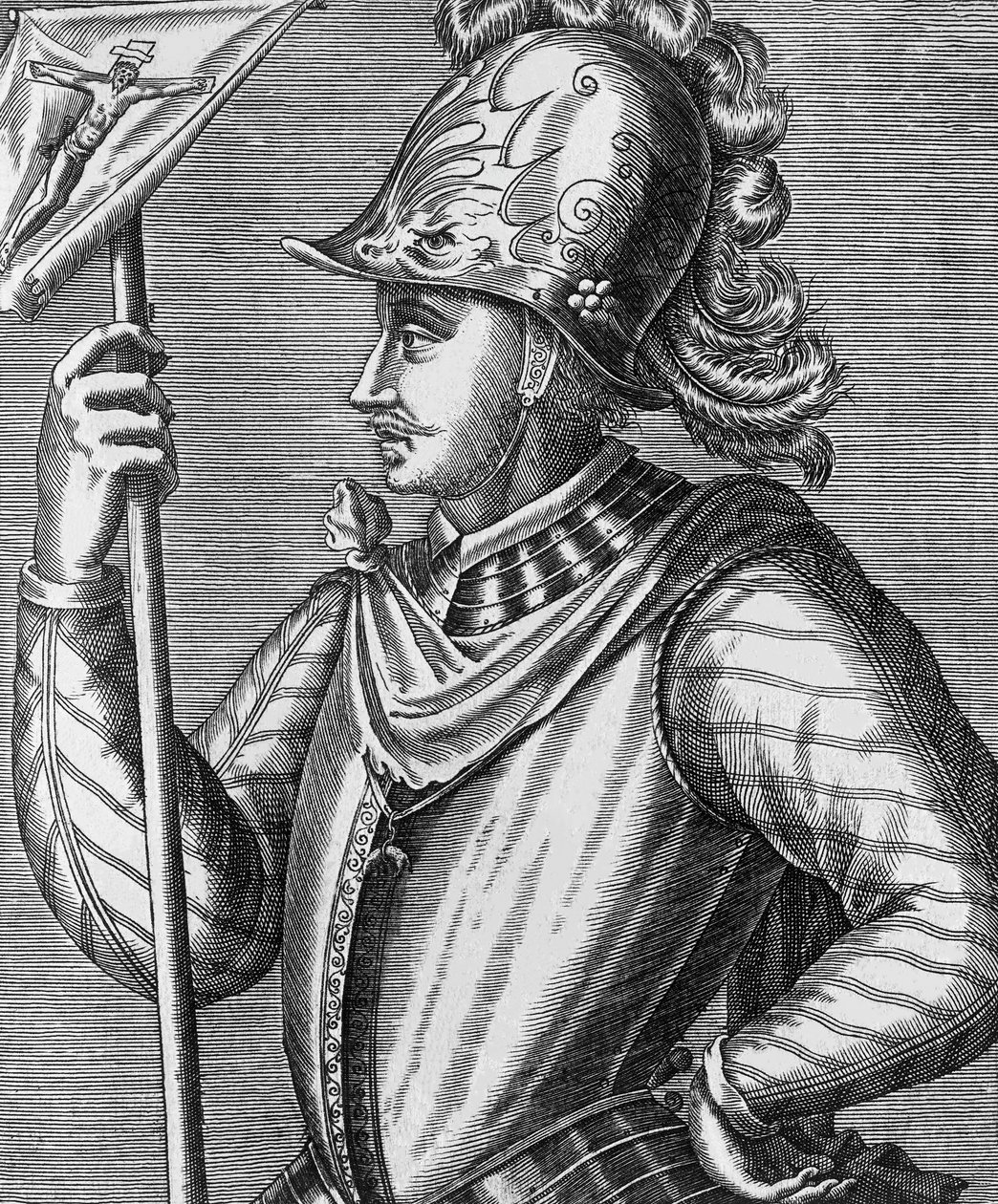 Portrett av Don John av Østerrike (1547-1578), spansk leder, sønn av Charles V av Andre Thevet