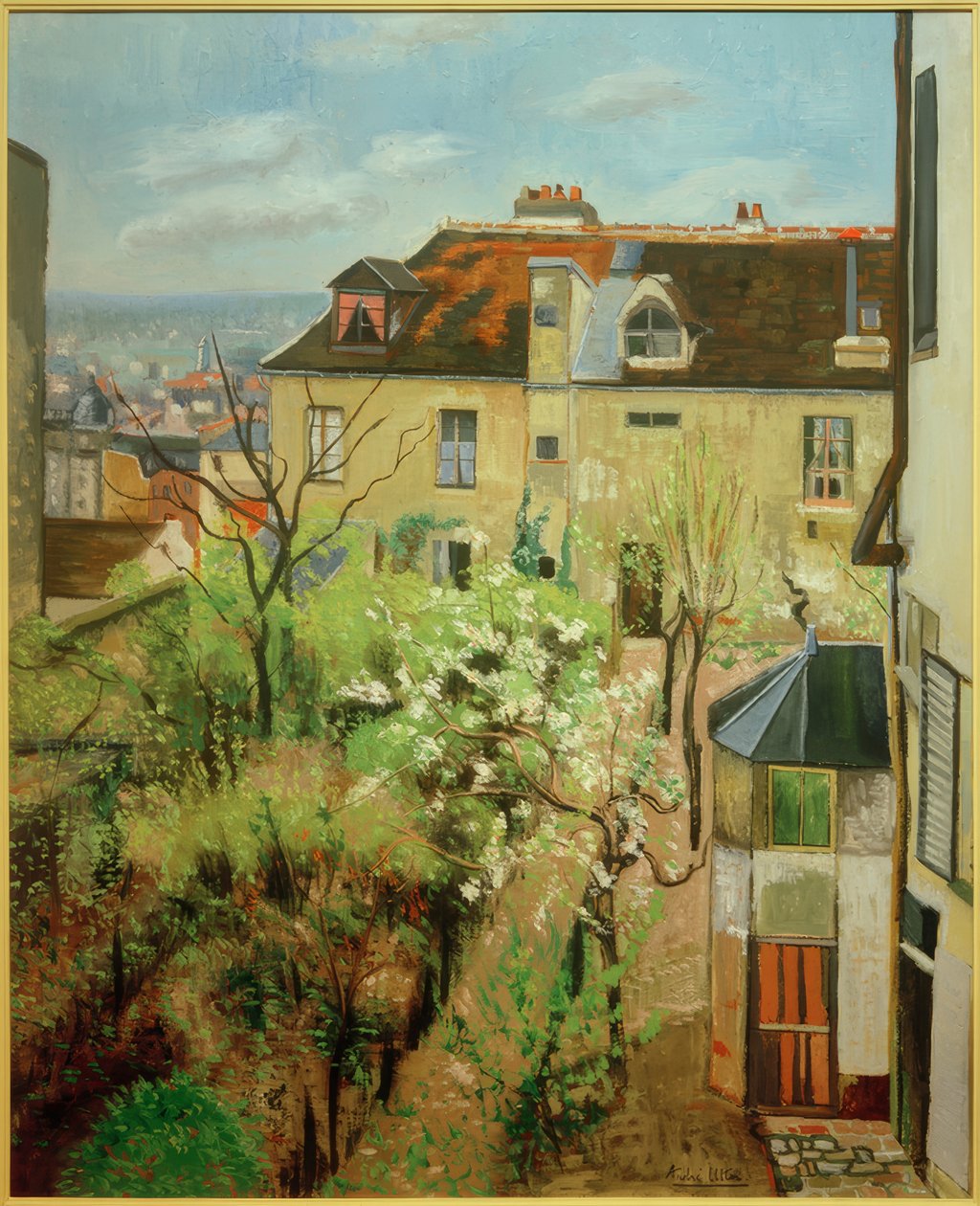 Hagen til huset til Utrillo av Andre Utter