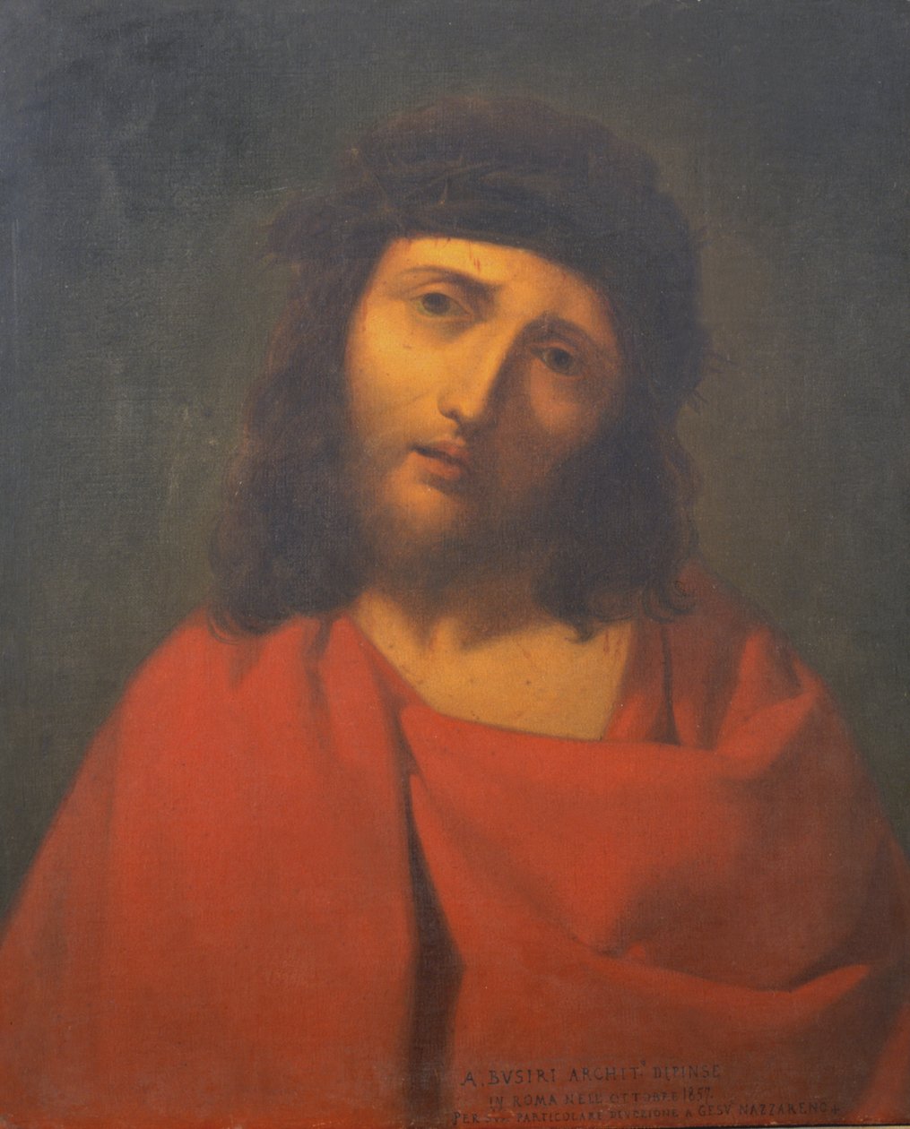 Jesus Kristus med tornekronen av Andrea Busiri Vici