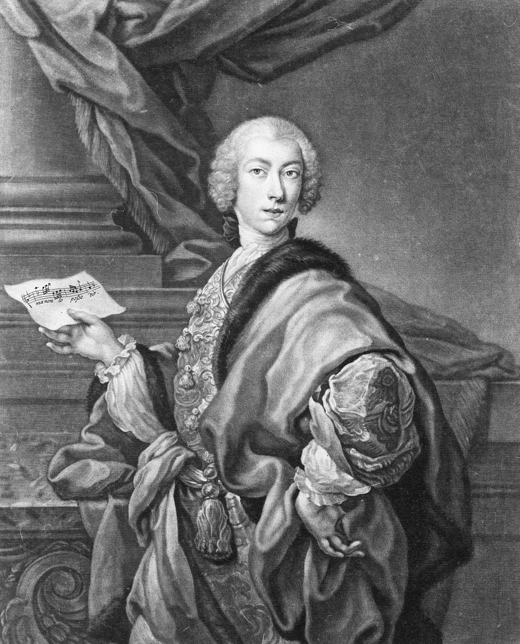 Angelo Maria Monticelli, gravert av John Faber av Andrea Casali