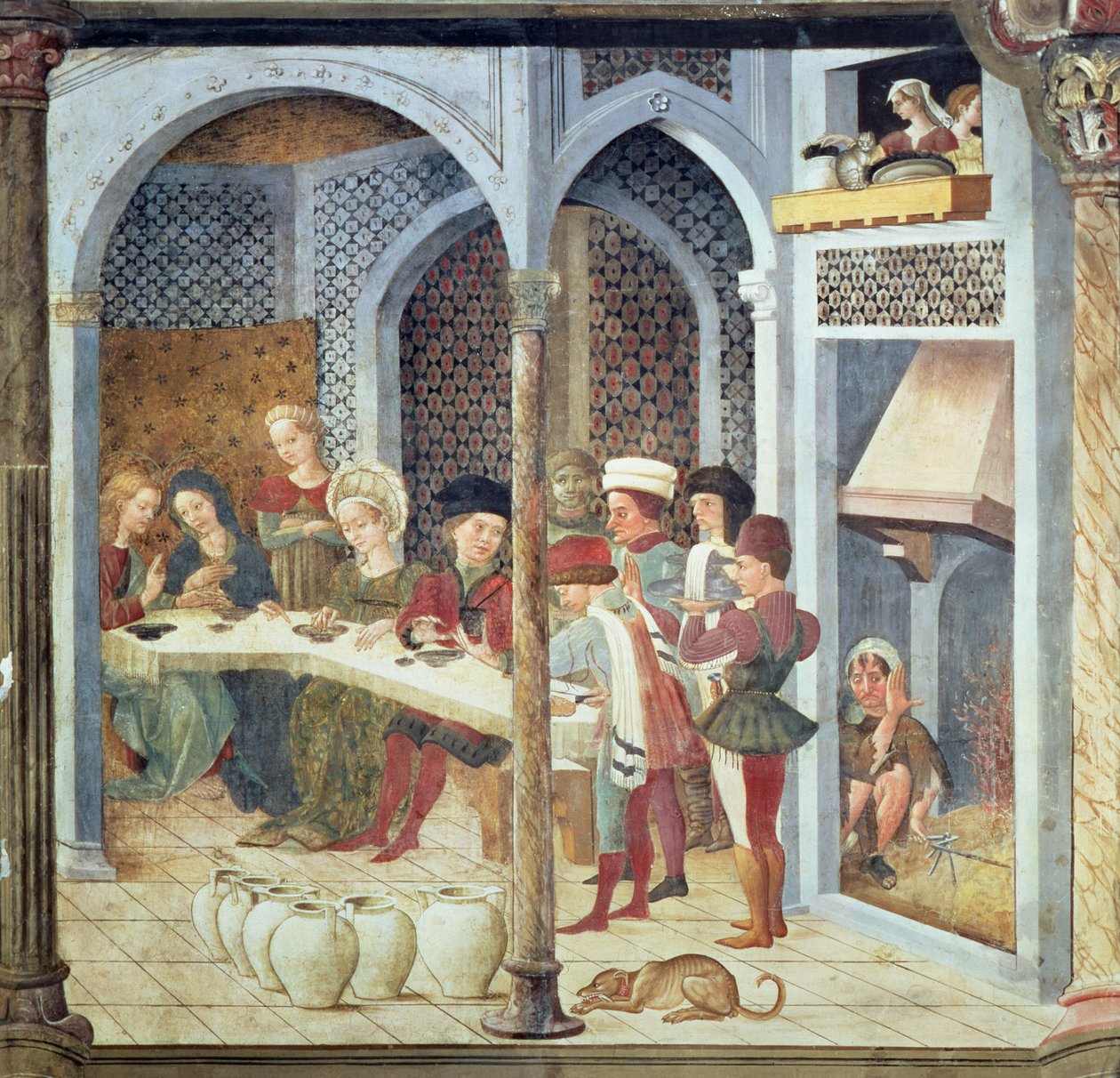 Ekteskapet i Kana, 1470 av Andrea Delitio