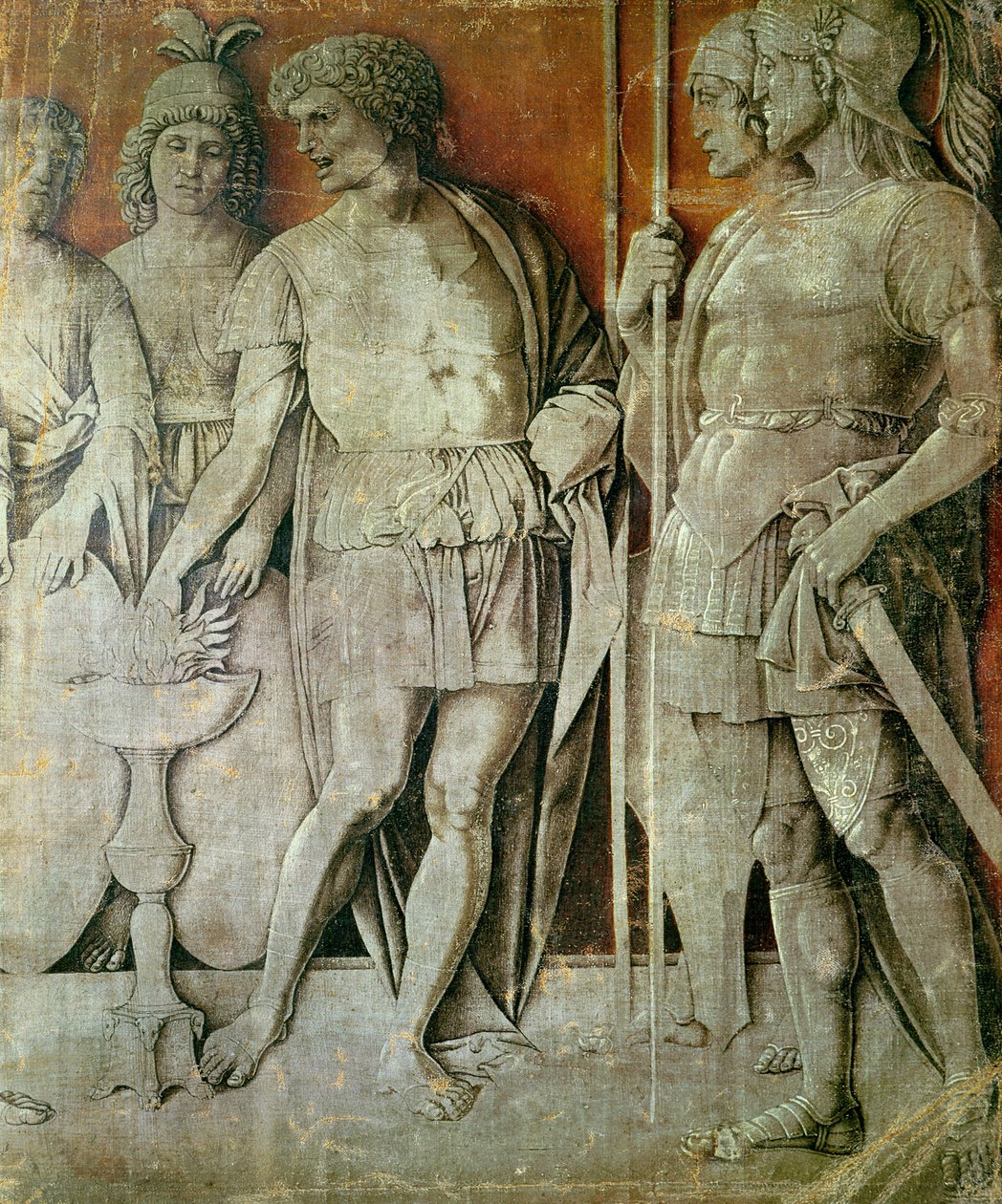 Mucius Scaevola av Andrea Mantegna