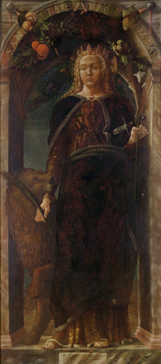 Saint Euphemia, 1454 av Andrea Mantegna