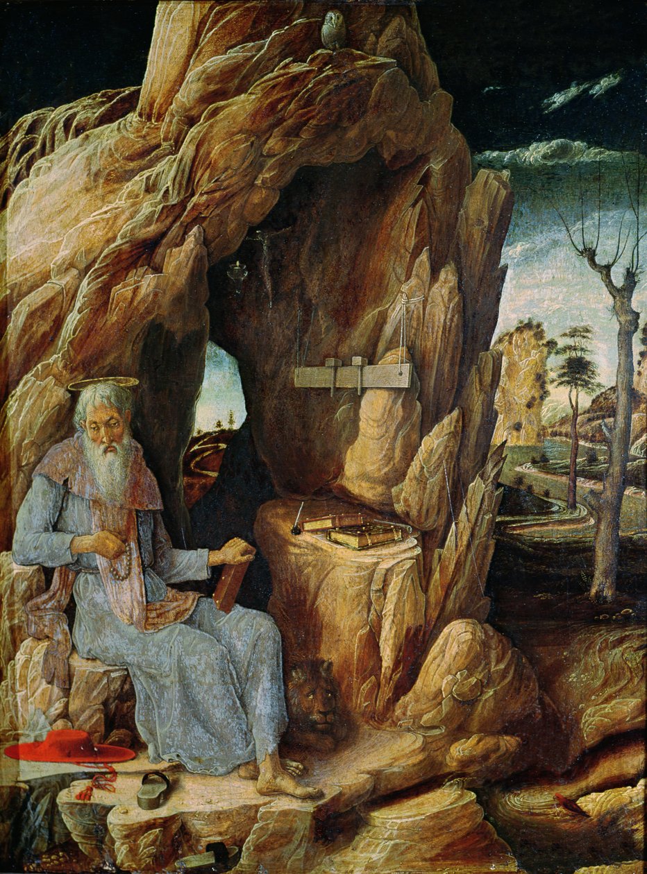 St. Jerome av Andrea Mantegna