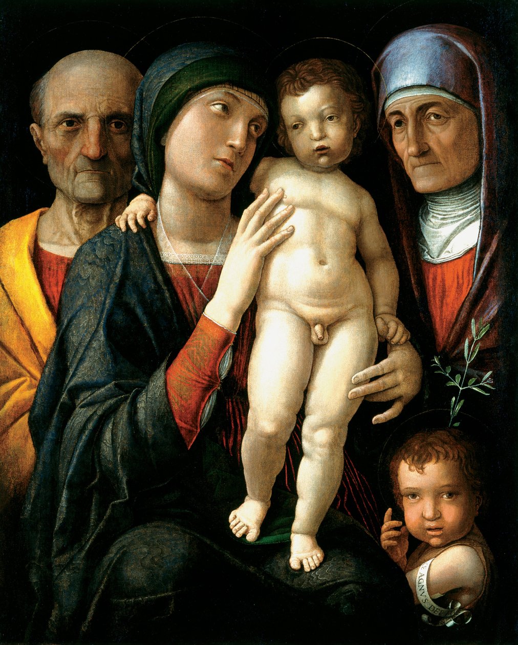 Den hellige familie av Andrea Mantegna