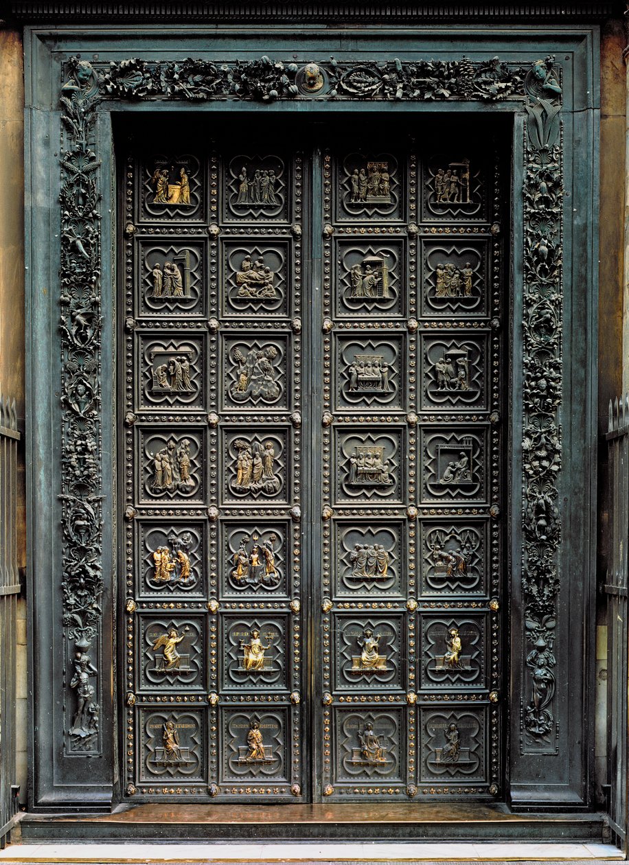 South Doors of the Baptistery of San Giovanni, 1336 (bronse) av Andrea Pisano