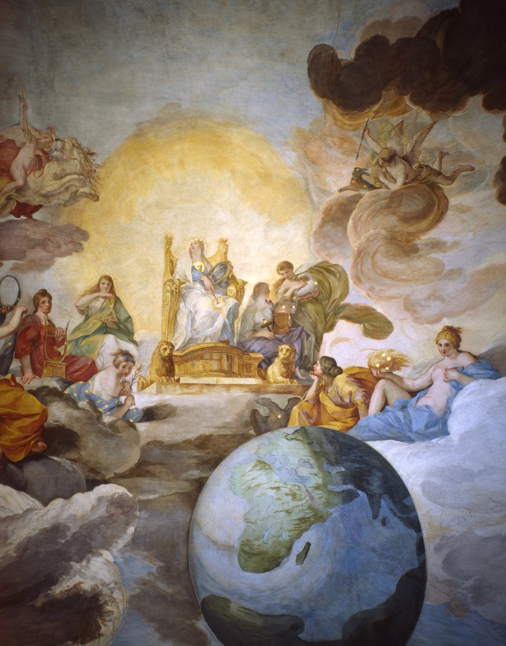 Allegori om guddommelig visdom, 1629-33 av Andrea Sacchi