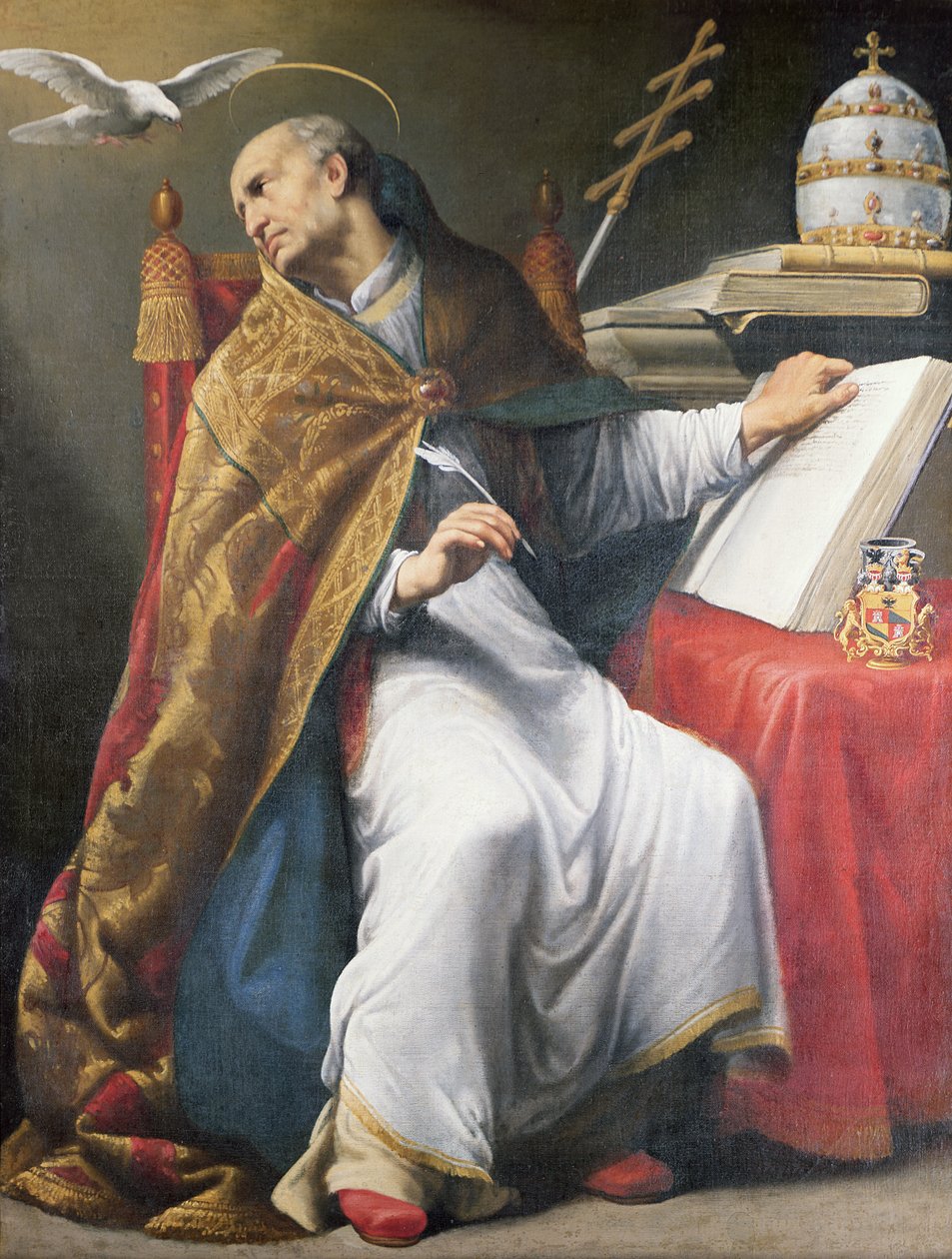 St. Gregory av Andrea Sacchi