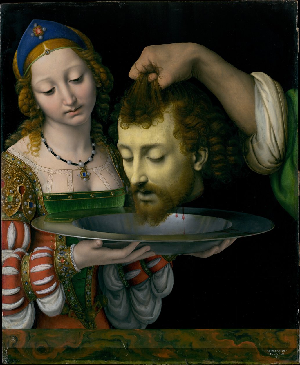 Salome med hodet til døperen Johannes av Andrea Solari