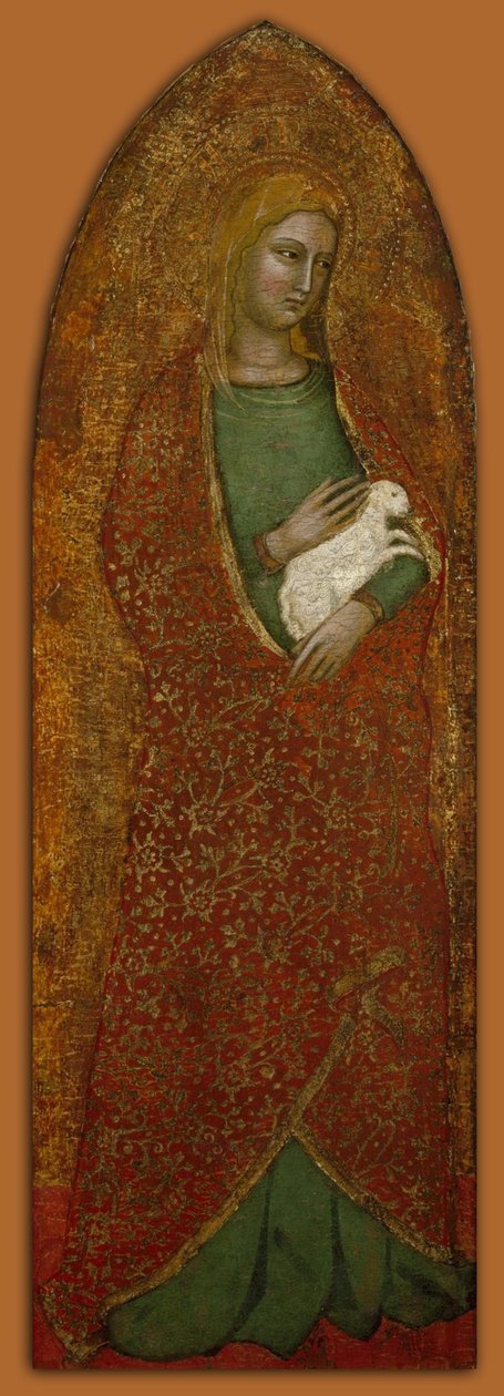 Saint Agnes av Andrea da Firenze