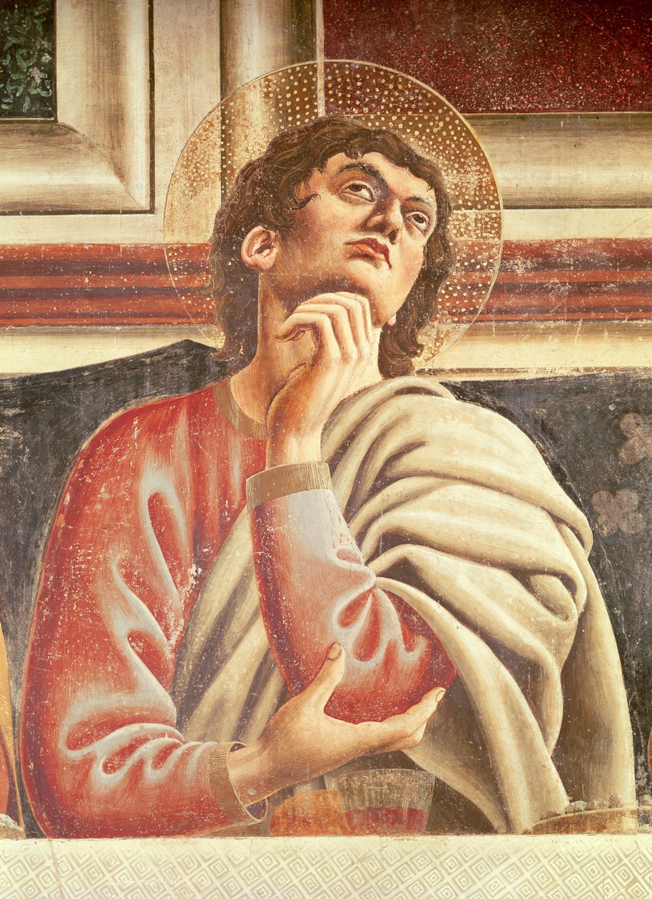 Nattverden, detalj av Saint Thomas av Andrea del Castagno