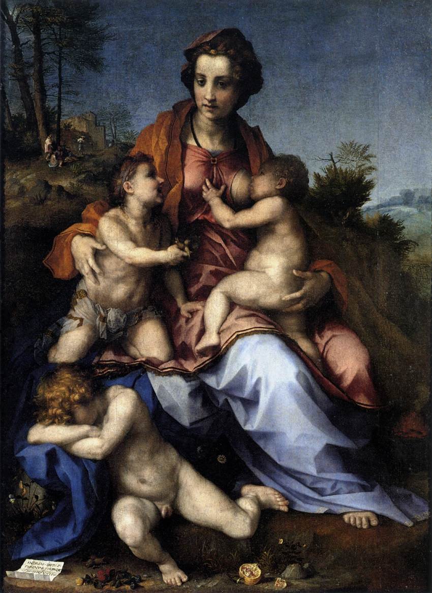 Veldedighet av Andrea del Sarto
