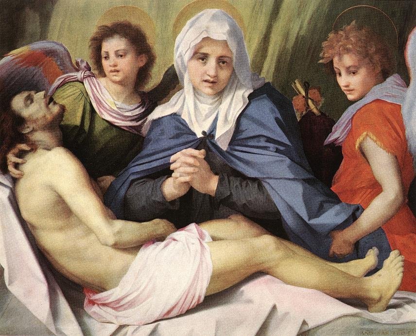 Kristi klagesang av Andrea del Sarto