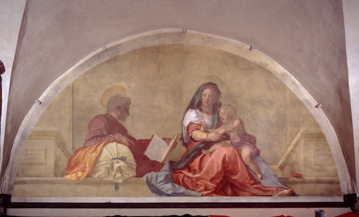Madonna del Sacco, 1525 av Andrea del Sarto