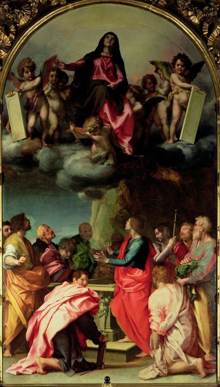 Panciatichi Jomfruens antagelse av Andrea del Sarto