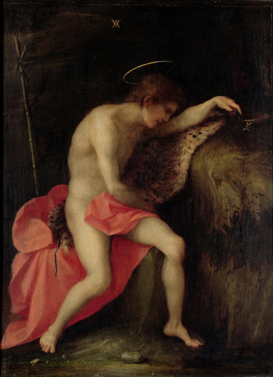 Døperen Johannes i ørkenen av Andrea del Sarto
