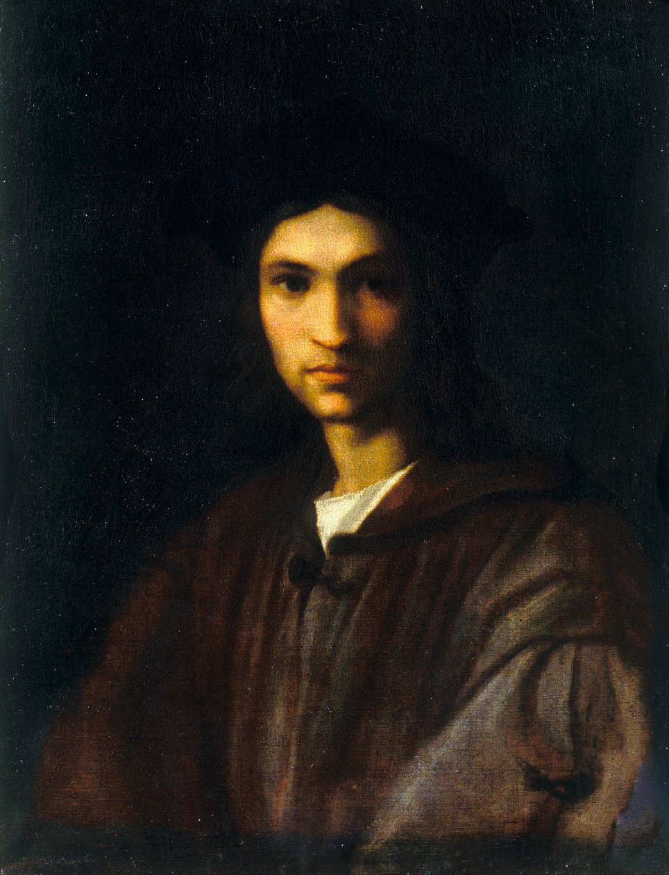 Ungt selvportrett av Andrea del Sarto av Andrea del Sarto