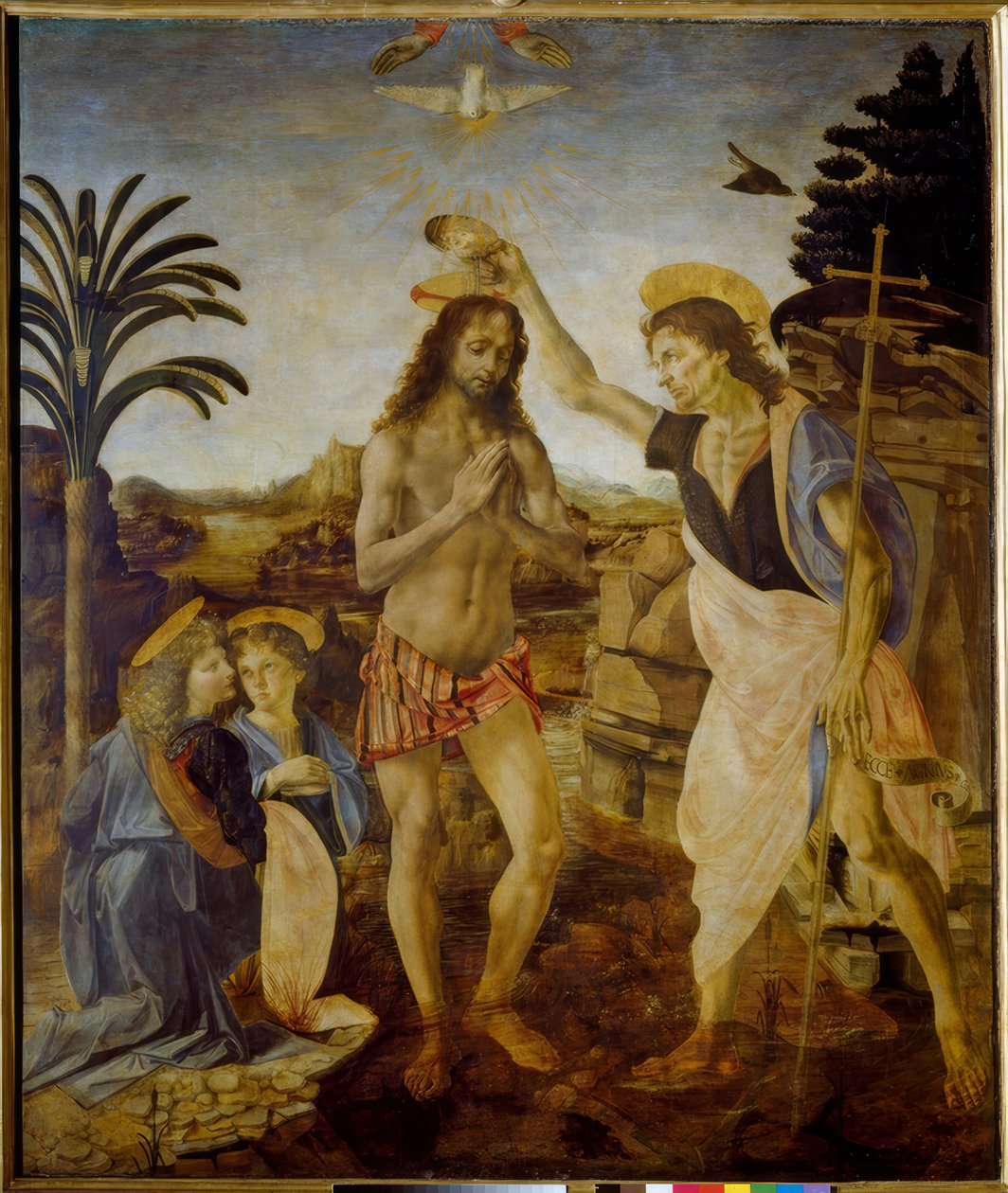 Kristi dåp av Andrea del Verrocchio