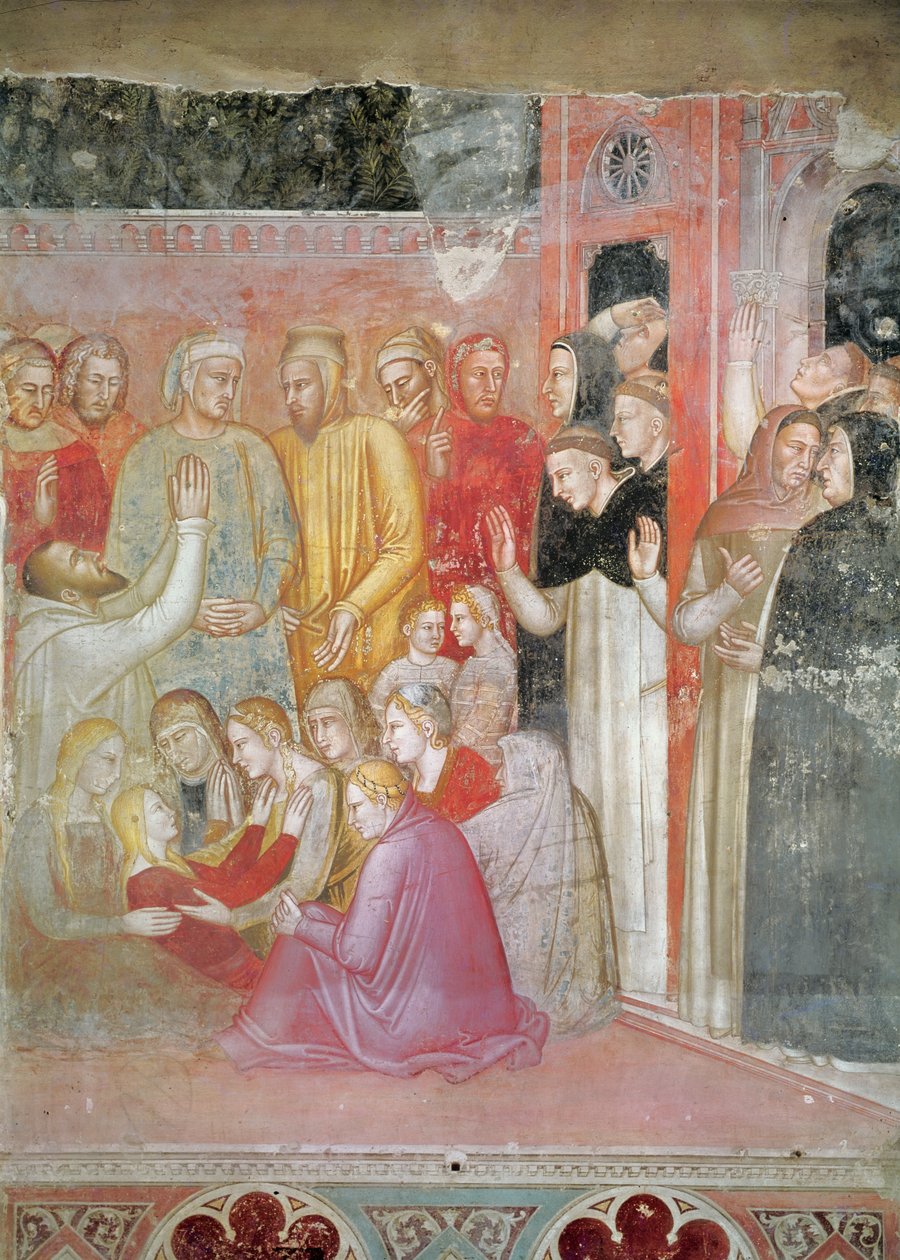 Et mirakel av Saint Peter Martyr, ca. 1365-67 av Andrea di Bonaiuto