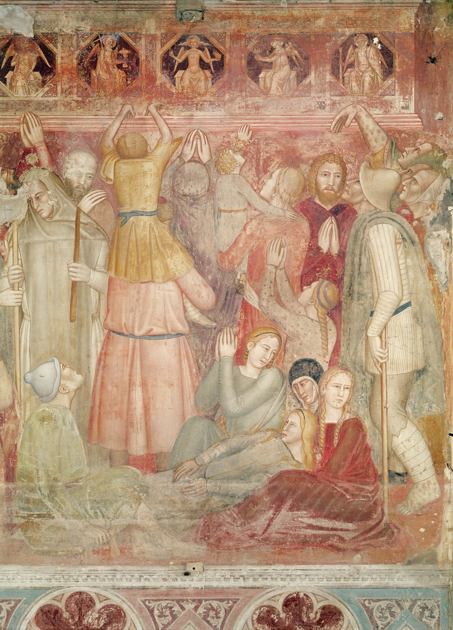 The Preaching of Saint Peter Martyr, ca. 1366-68 av Andrea di Bonaiuto