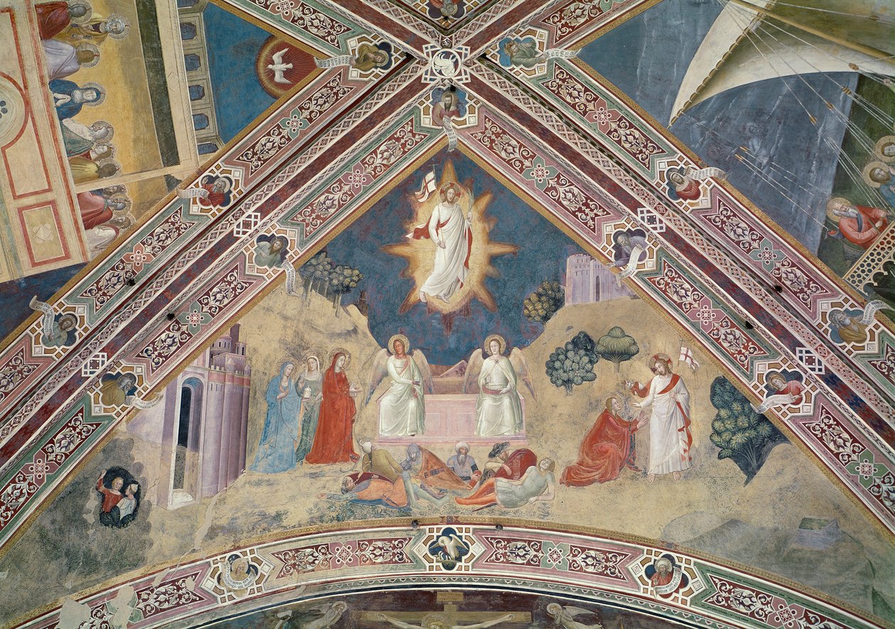 Oppstandelsen, ca. 1366-68 av Andrea di Bonaiuto