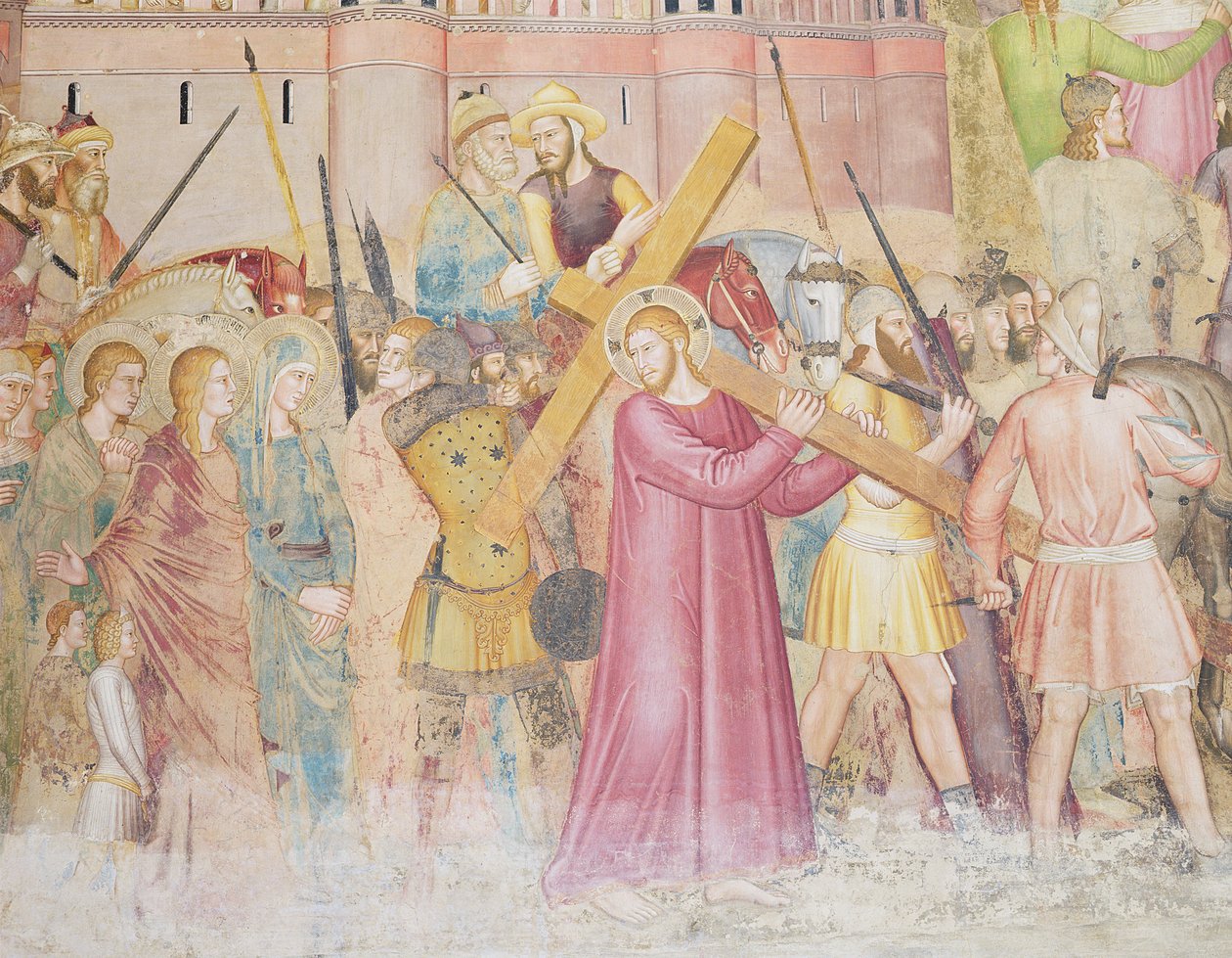 Veien til Golgata, Capellone degli Spagnoli, 1365-67 av Andrea di Bonaiuto