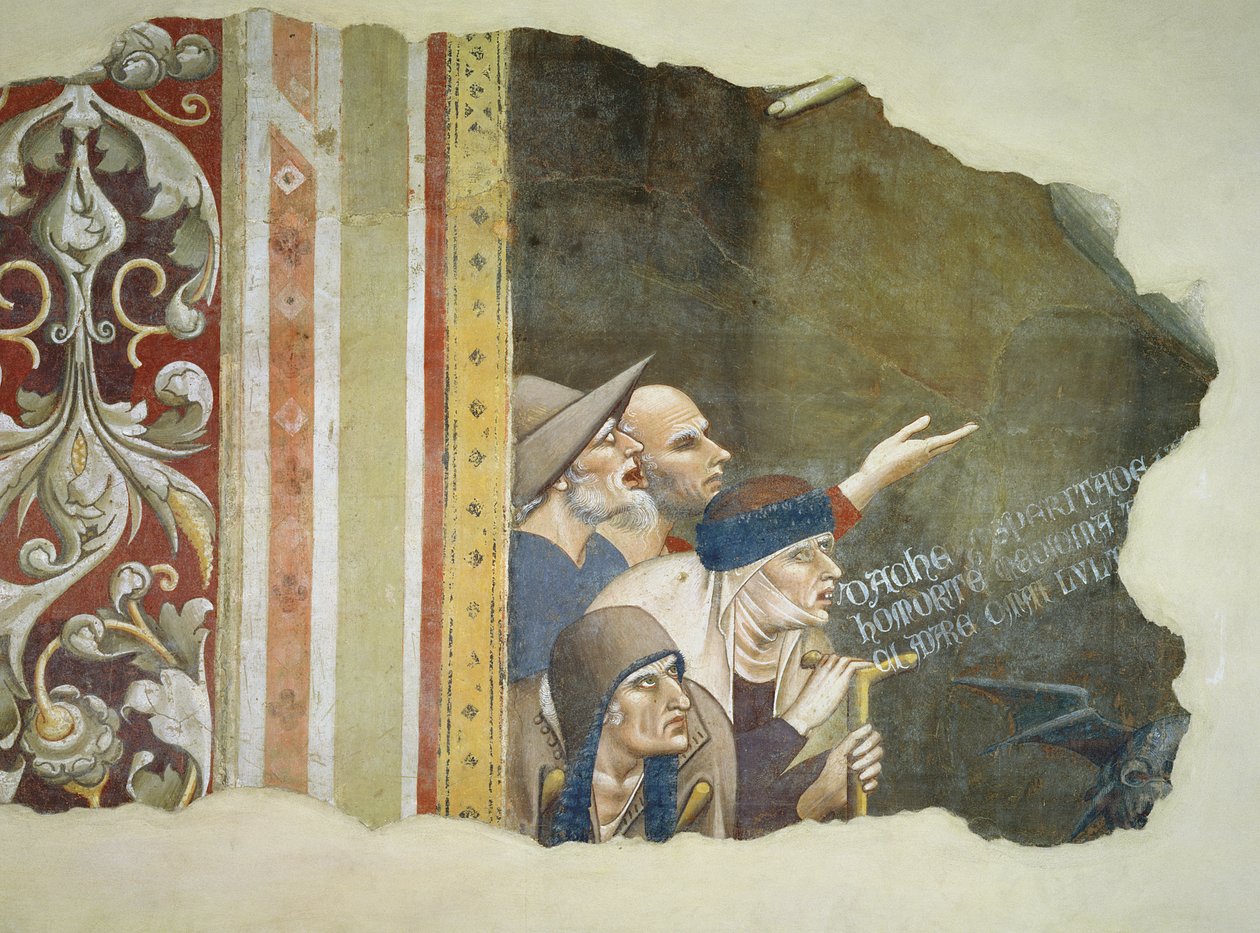 The Triumph of Death, fragment som viser tiggere, 1348 av Andrea di Cione Orcagna