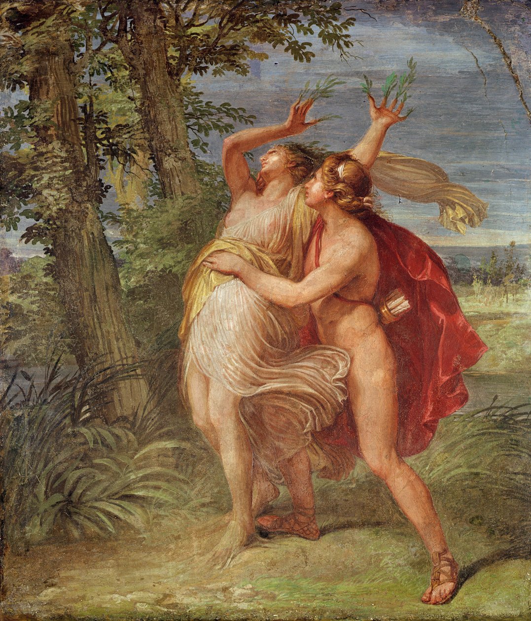 Apollo og Daphne av Andrea the Elder Appiani