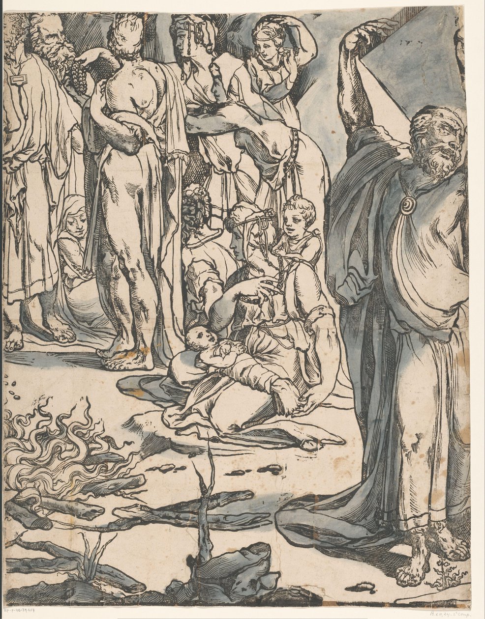 Moses bryter lovens tabeller (del to) av Andrea Andreani
