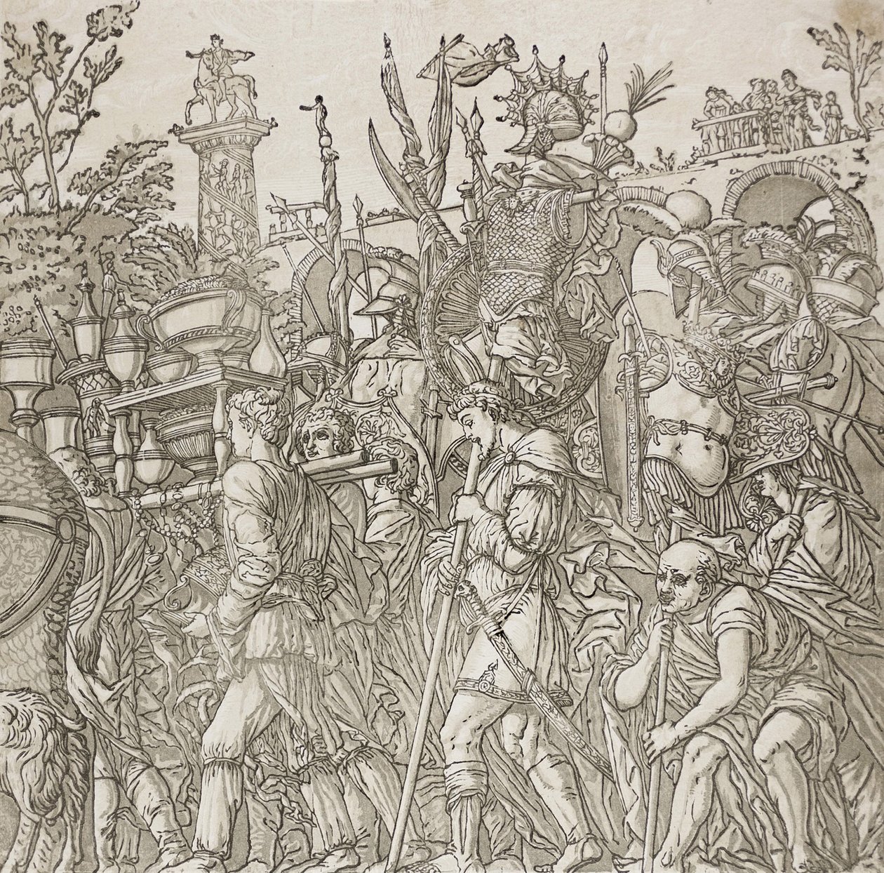 Cæsars triumf, 1599 av Andrea Andreani