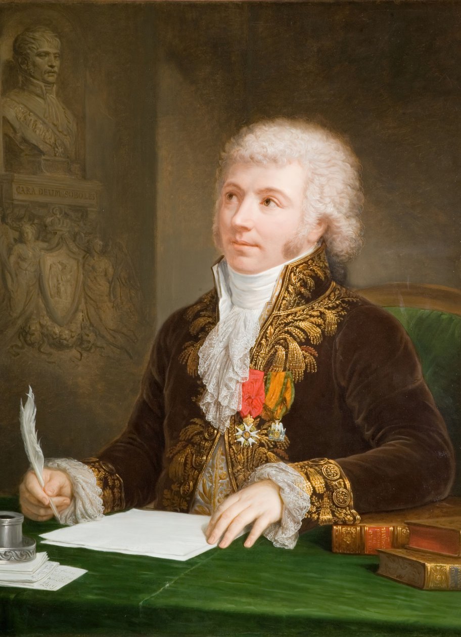 Portrett av grev Nicholas Frochot ikke Etienne Pierre, Graf Mejan, 1806. av Andrea Appiani
