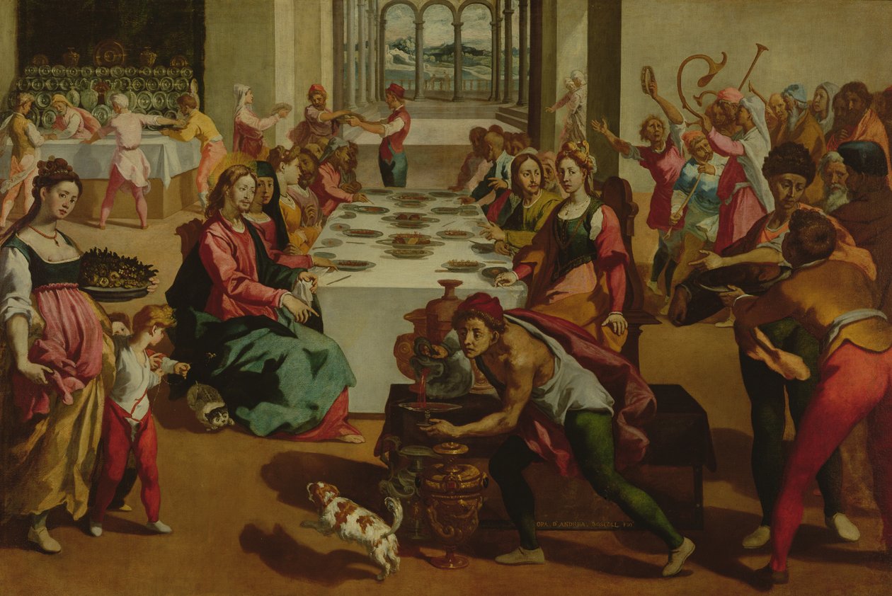 Bryllupet i Cana av Andrea Boscoli