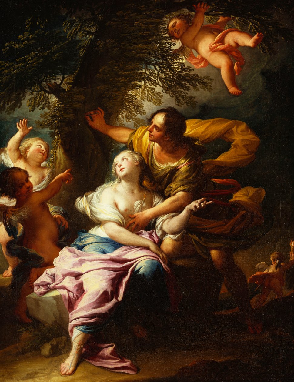 Angelica og Medoro av Andrea Casali