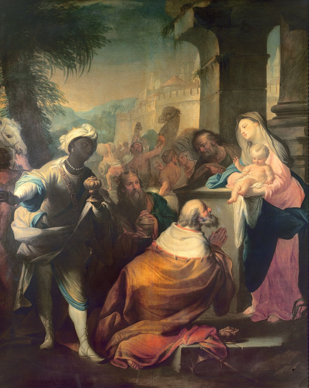 The Adoration of the Magi, ca. 1750 (for detaljer se 87286) av Andrea Casali