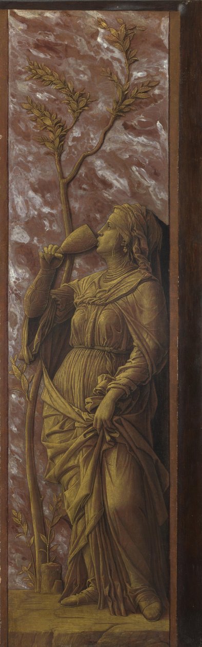 En kvinne som drikker, ca. 1500 av Andrea Mantegna