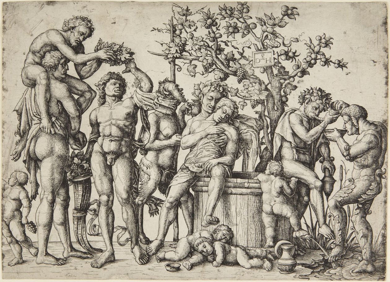 Bakkanal av Andrea Mantegna