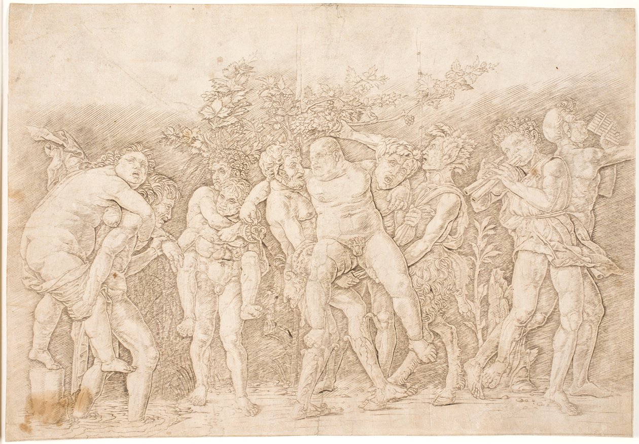 Bakre kanal med Silén av Andrea Mantegna