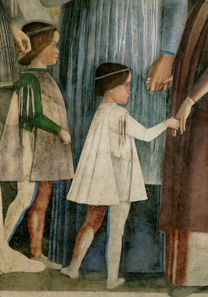 Francesco og Sigismondo, sønner av Lodovico Gonzaga (fresco) av Andrea Mantegna