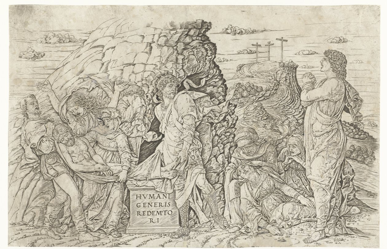 Kristi gravlegging av Andrea Mantegna